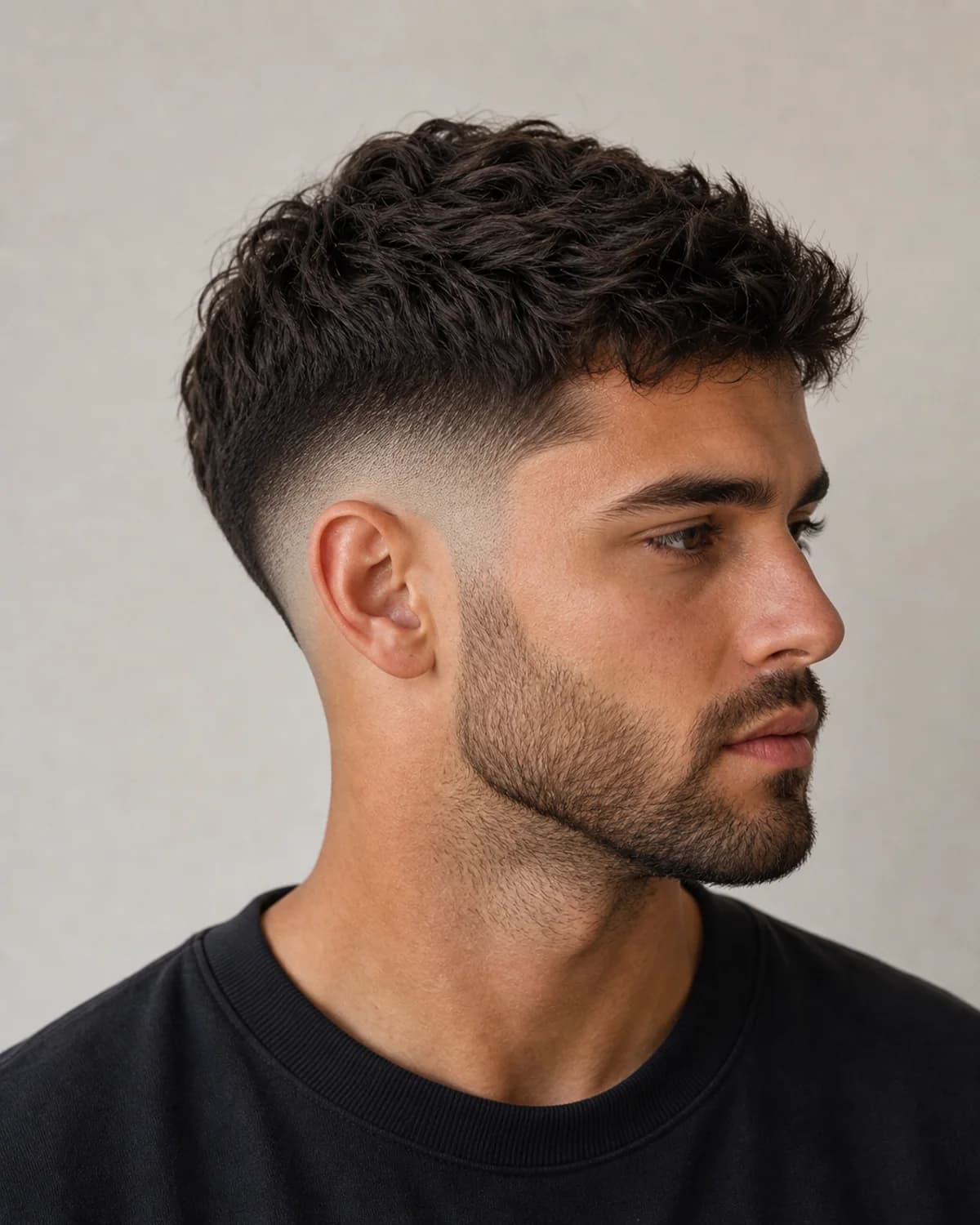 Drop Fade - vista frontal y trasera exacta