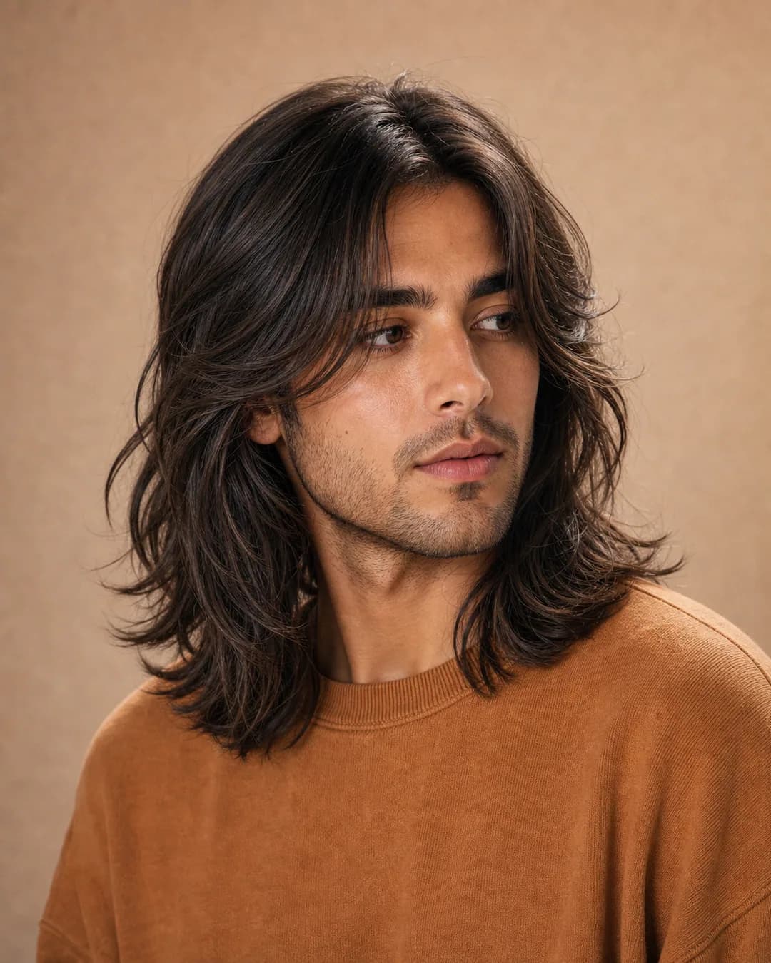 Cortes de pelo largo hombre