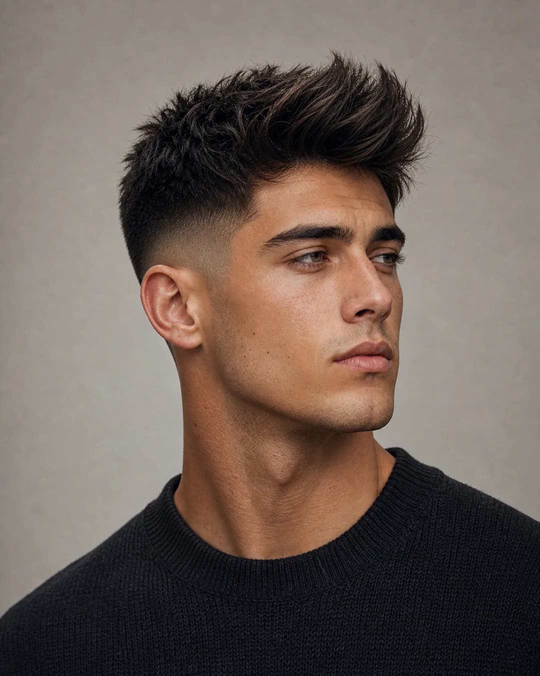 Quiff hombre moderno