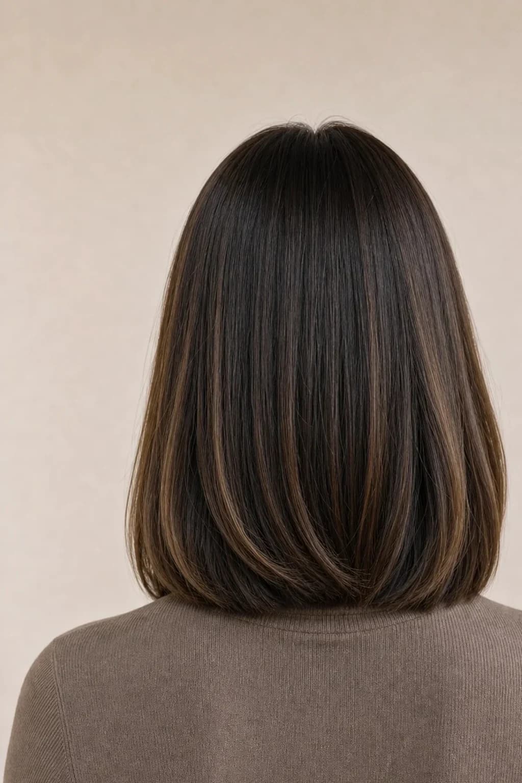 Media melena con capas — comparativa de cortes de pelo