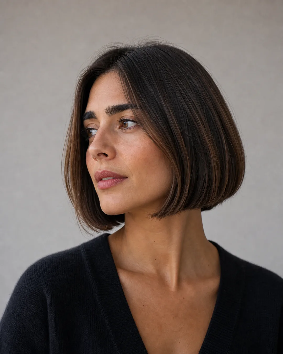 Bob corto a la mandíbula — Cortes de pelo corto mujer 2025