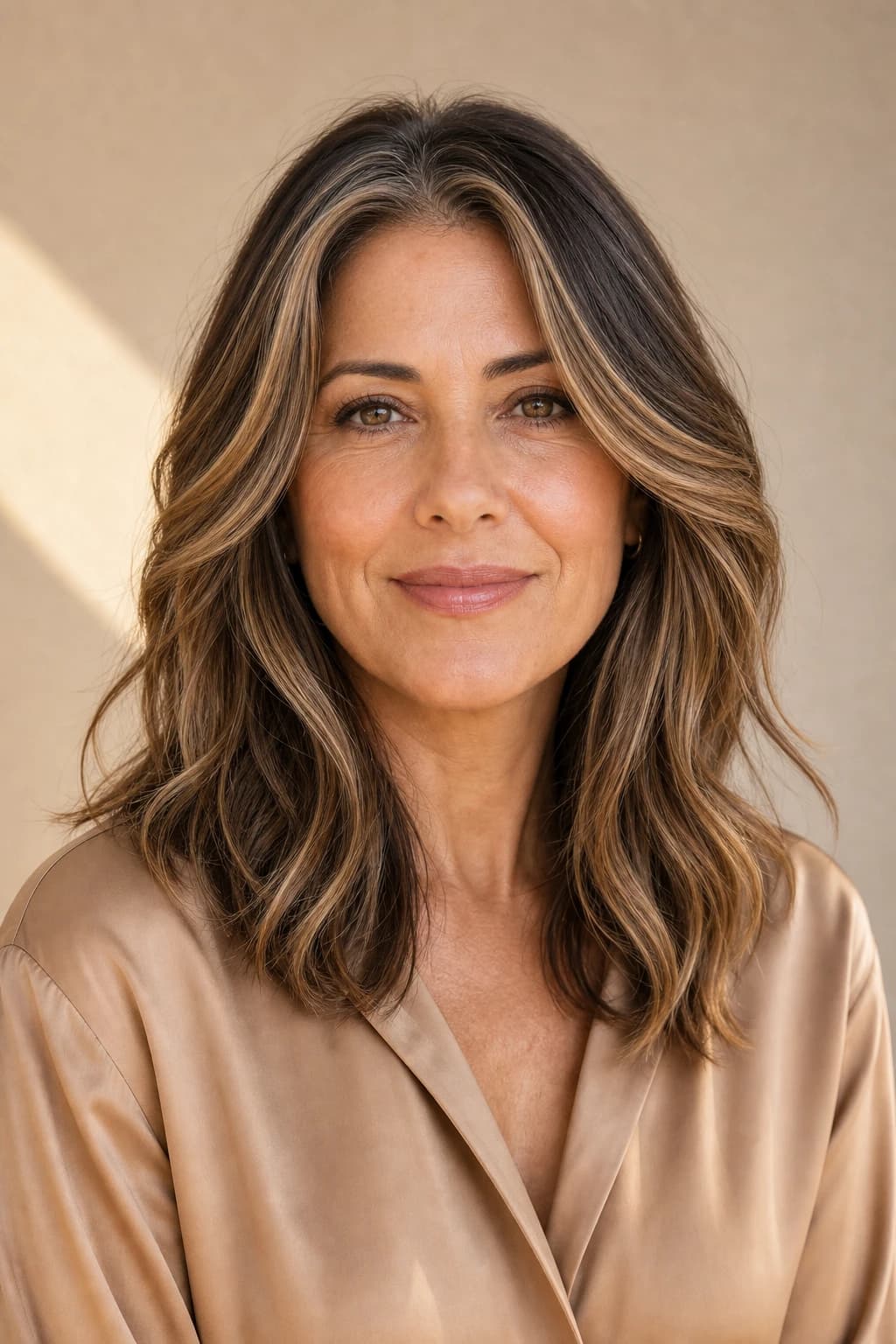 Balayage — disimula canas en sienes raíz frontal específicas