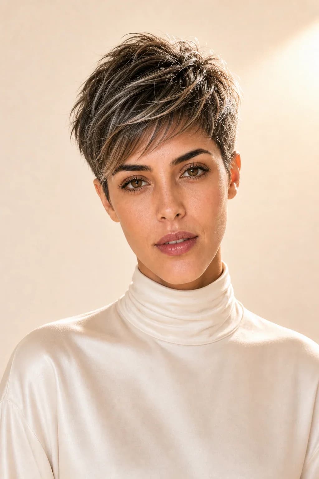 Pixie atrevido — Cortes para cara alargada