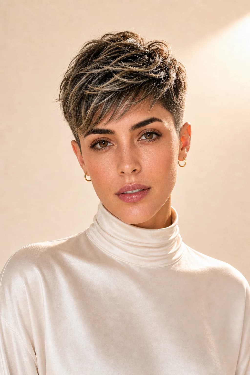 Pixie atrevido — Cortes para cara ovalada