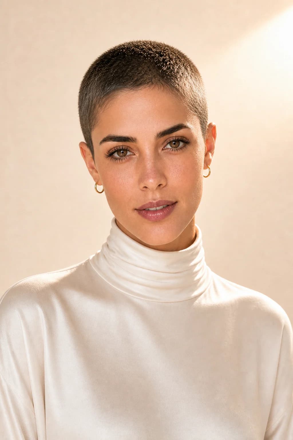 Buzz cut — Cortes para cara ovalada