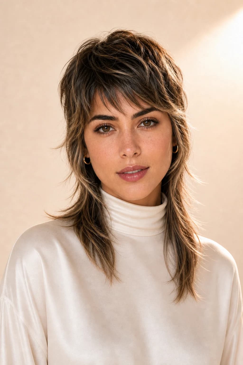 Mullet moderno — Cortes para cara redonda