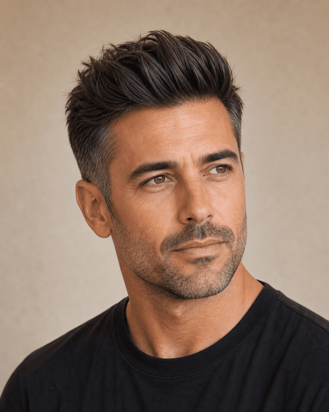Quiff texturizado — Cortes de pelo hombre 40 años