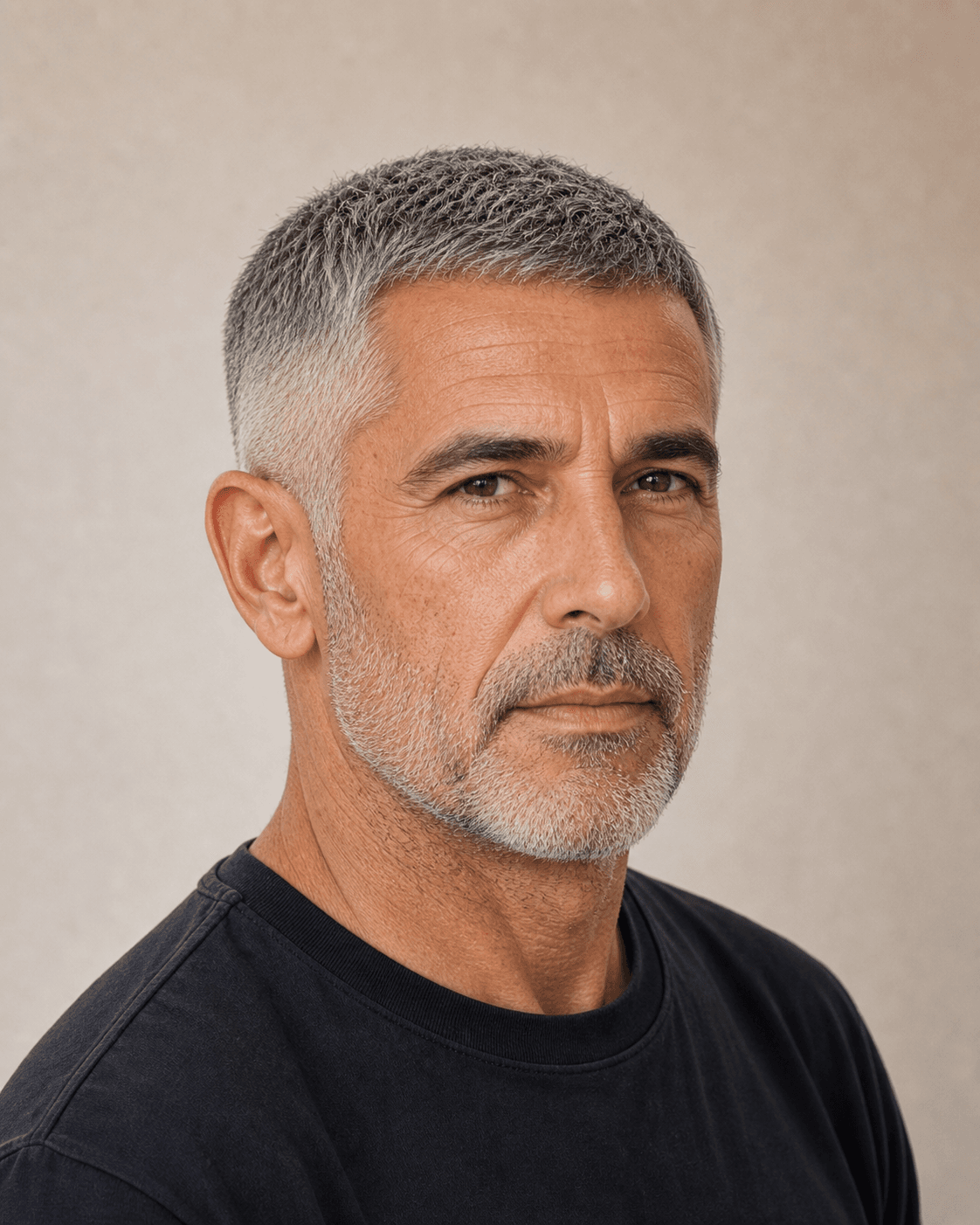 Crew cut moderno — Cortes de pelo hombre 60 años