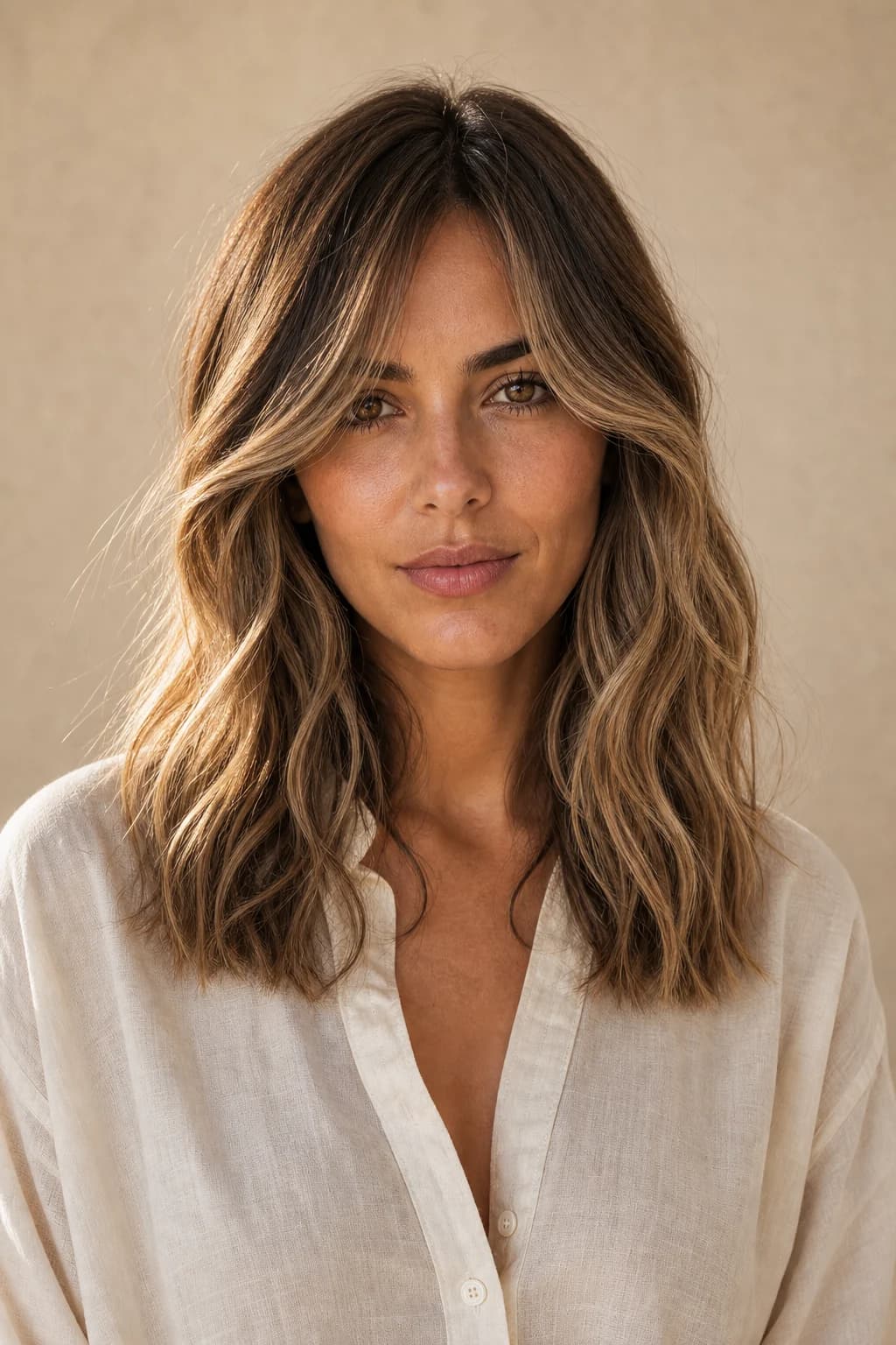 Ondas plancha + flequillo cortina combo — French Girl 2026 setup completo