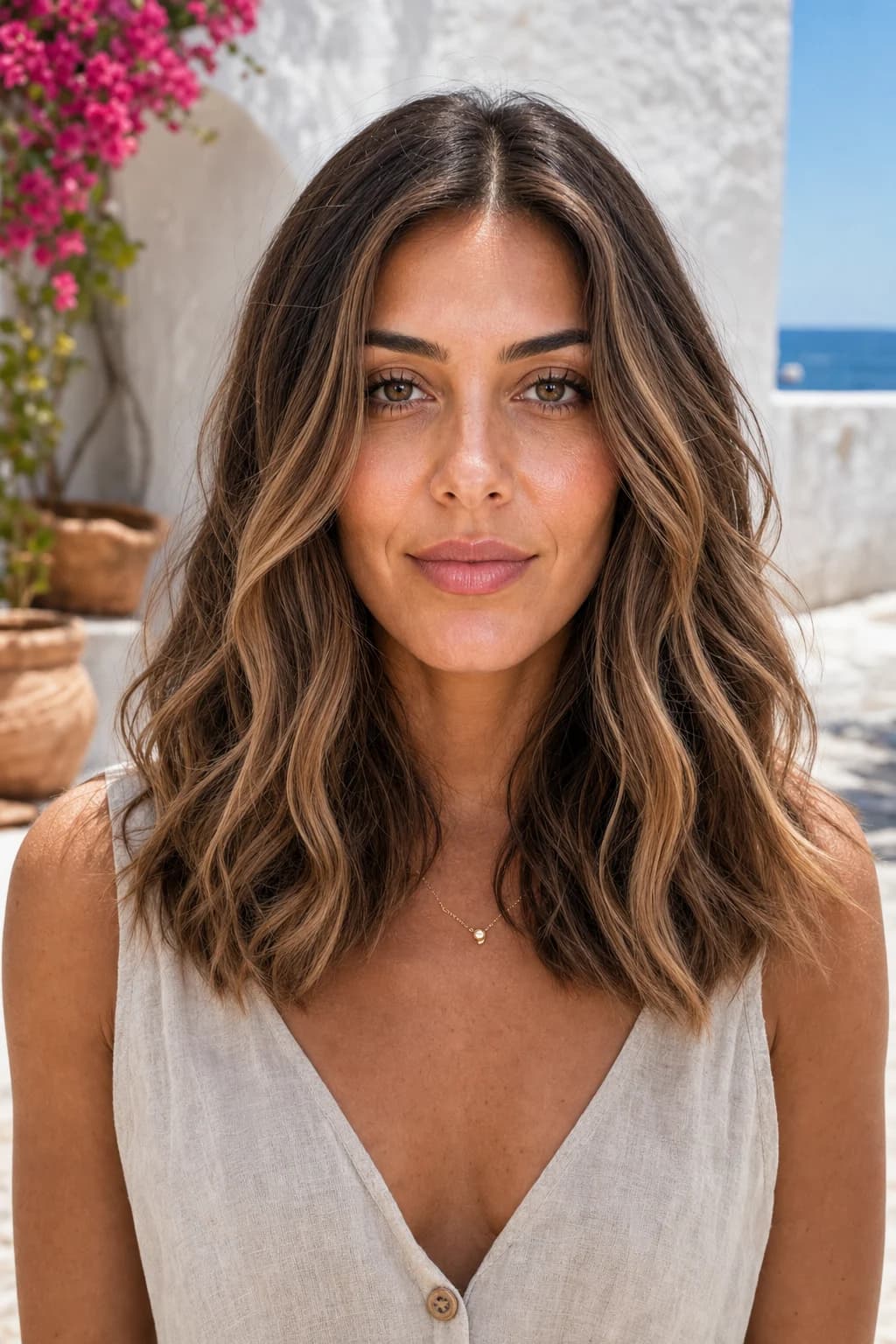 Balayage low-maintenance pre-mayo — aguanta todo el verano