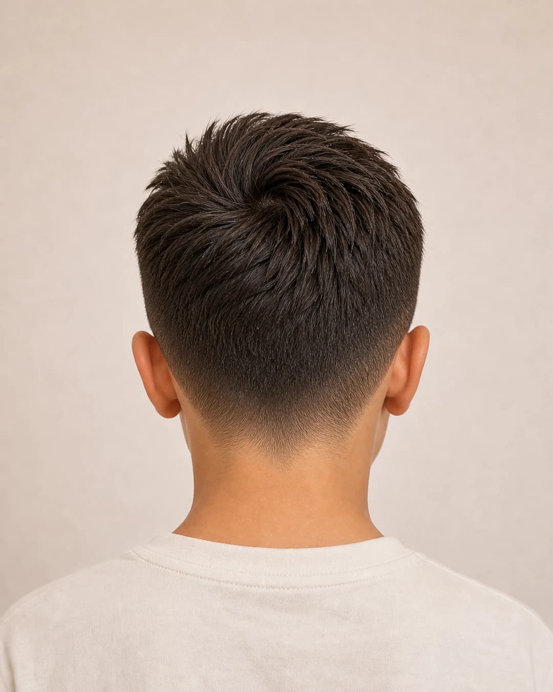 Crop infantil moderno — vista trasera